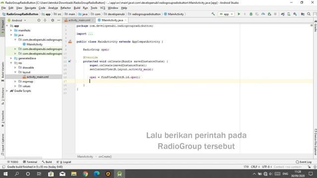 Pemrograman Android - RadioButton & RadioGroup смотреть онлайн