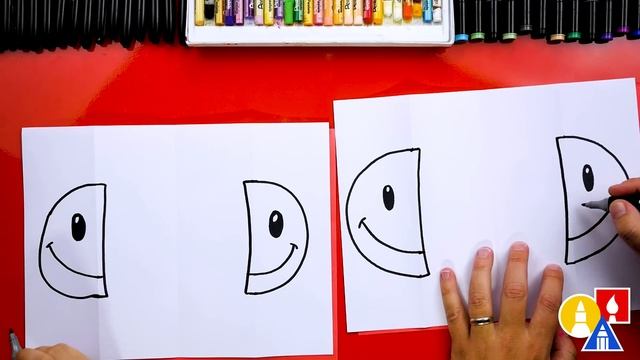 How To Draw An Emoji Folding Surprise With Hearts Inside