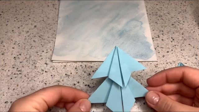 Оригами на Новый Год 3d елка Открытка своими руками смотреть онлайн
