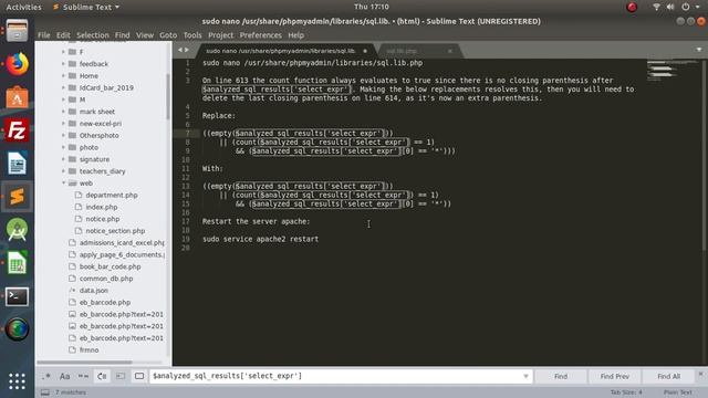 phpmyadmin - count(): Parameter must be an array or an object that implements Countable смотреть онлайн