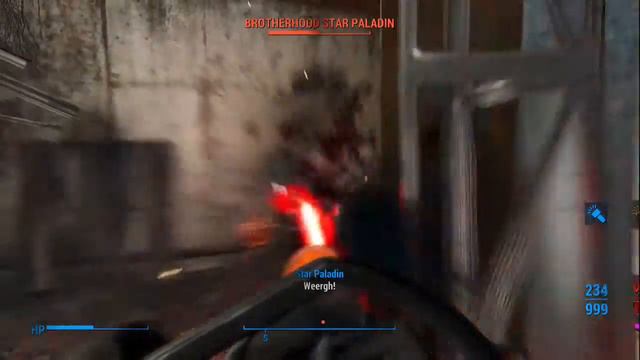 Fallout 4 - Minigun vs gatling laser смотреть онлайн