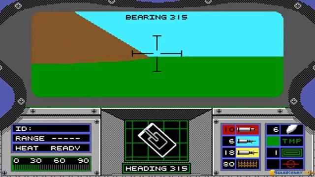 Abrams Battle Tank gameplay (PC Game, 1988) смотреть онлайн