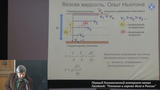Динамическая вулканология. Цикл лекций. Лекция 5. Мельник О.Э. Введение в гидромеханику смотреть онлайн