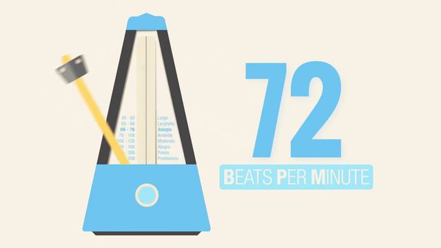 72 BPM Metronome | The BLuetiFuLL MeTRoNoME
