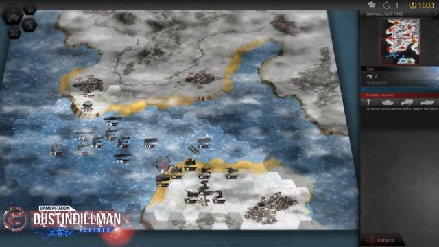 walkthrough on Panzer Tactics HD Axis Campaign mission 2 try 2 смотреть онлайн