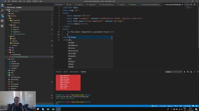 Laravel & Vue - Send emails the right way, reset passwords смотреть онлайн
