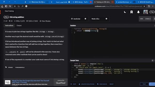 Problem Solving Java Script (2) بالعربي смотреть онлайн