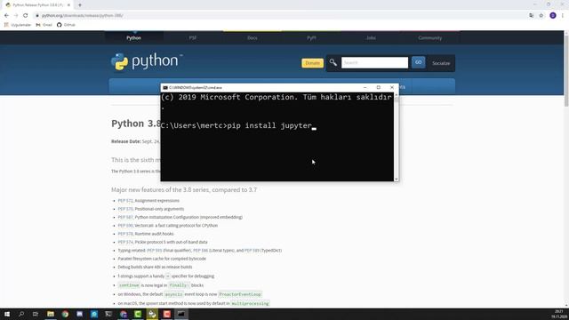 Python ve Jupyter Notebook Kurulumu смотреть онлайн