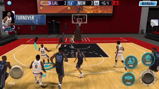 Dr. J dunks on Kobe!!! (NBA 2k Mobile) смотреть онлайн
