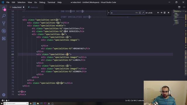 How to Convert Photoshop PSD to HTML code - Part 3/6 смотреть онлайн
