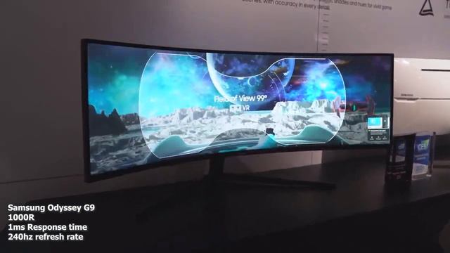 Samsung Odyssey G9 Ultrawide Gaming Monitor [First Look] смотреть онлайн