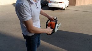 Как правильно пользоваться бензопилой  Штиль Ms 180