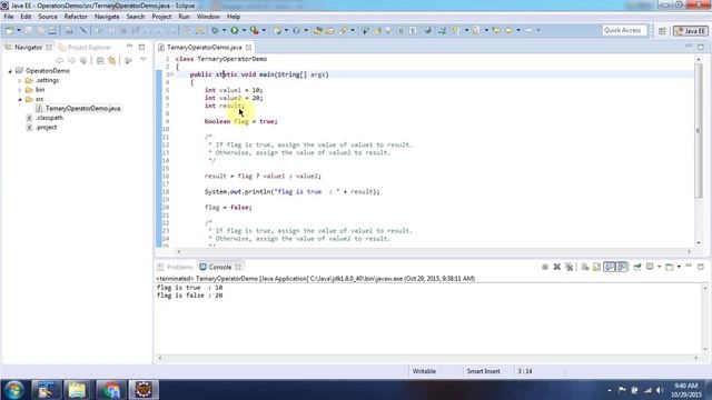 Java Ternary Operator | Java Tutorial смотреть онлайн