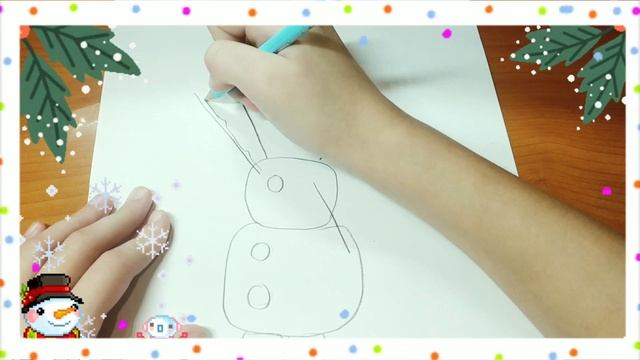 Рисуем Олаф⛄⛄⛄ из Холодного Сердца❄❄❄! Рисуем вместе / учимся рисовать/ детские рисунки! смотреть онлайн