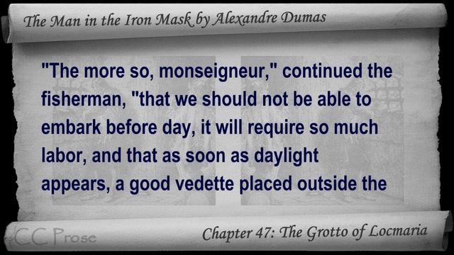 Chapter 47 - The Man in the Iron Mask by Alexandre Dumas - The Grotto of Locmaria смотреть онлайн