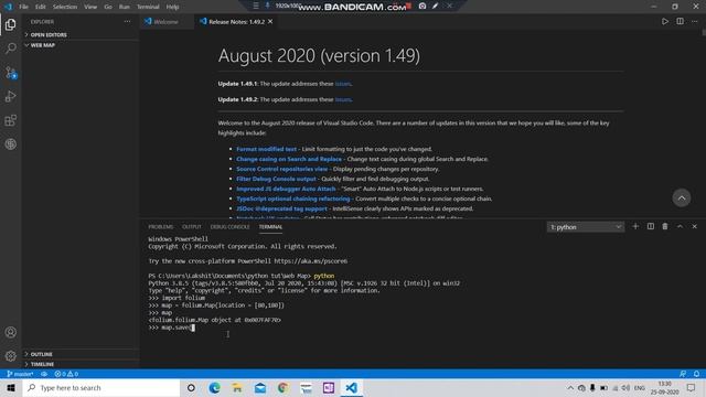How to create map with folium | Python to AI ML and Data Science| Code with Lakshit #57 смотреть онлайн