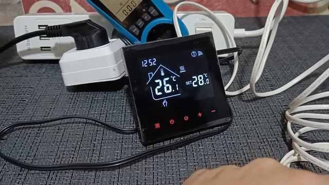 Управляемый термостат через WiFi для запуска обогрева жилого помещения смотреть онлайн