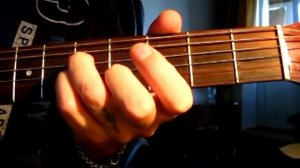 Как играть на гитаре аккорд Dm