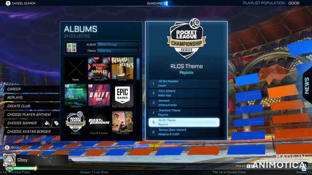 [Rocket League Music] 1 hour RLCS theme player Anthem смотреть онлайн