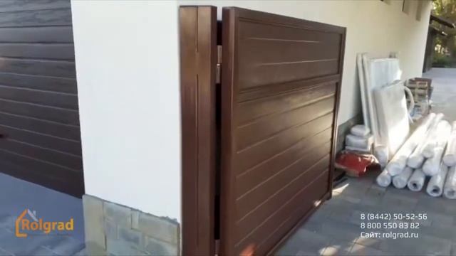 Распашные ворота с электроприводом смотреть онлайн