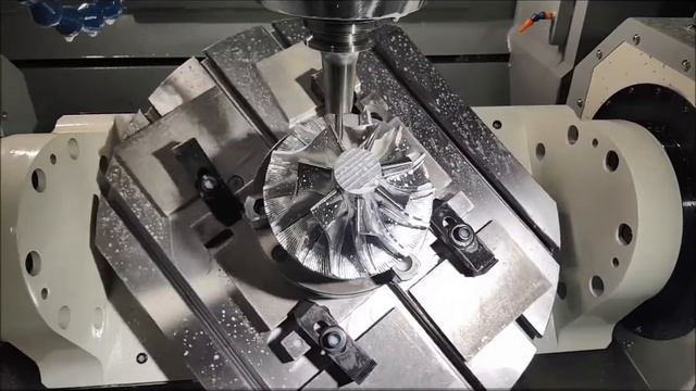Gentiger Machinery. High Speed 5-axis Machining Center, GT-875-5AX, Blade смотреть онлайн