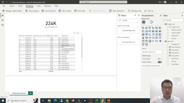 Hierarchy PATH LOOKUPVALUE PATHITEM the employee's manager in DAX of Power BI in Row Level Security смотреть онлайн