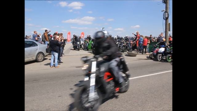 Парад байкеров в Днепре: открытие сезона 28.04.2018 смотреть онлайн