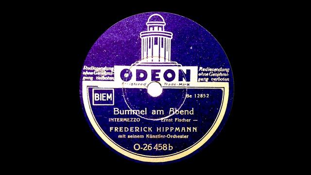 Frederick Hippmann spielt Ernst Fischer: Bummel am Abend (1941) смотреть онлайн