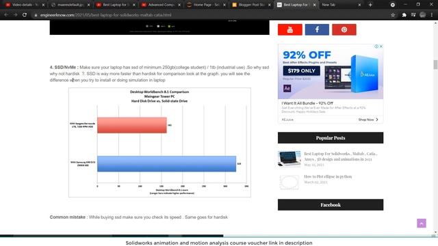 Best Laptop for CAD Solidworks ,Ansys ,catia cad 3d software animation and simulation in 2022 смотреть онлайн