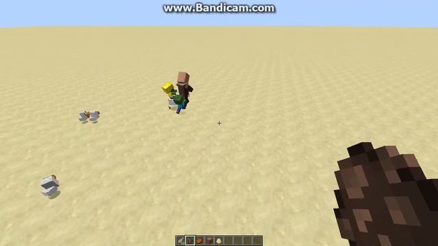 Зомби оседлает курицу В МАИНКРАФТ 1.7.4 БЕЗ МОДОВ! смотреть онлайн