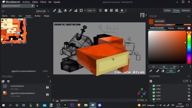 Gigantic Crustacean | Blockbench Timelapse смотреть онлайн