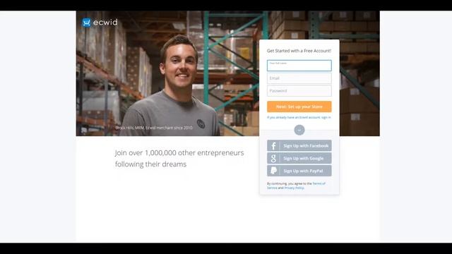 6. ECWID Sign up смотреть онлайн