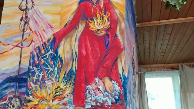 В комнате на даче наступала слабость, мы болели. Я искала причину. Оказалась виновата картина.... смотреть онлайн