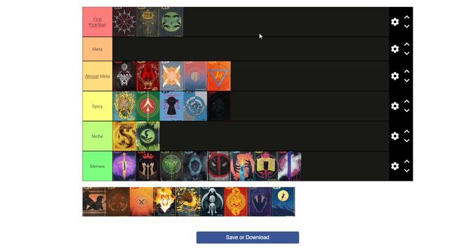 Unmatched Tier List Mar 2023