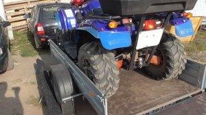 Прицеп для квадроцикла. Погрузка квадроцикла CFMOTO в прицеп МЗСА 817701. ЦЛП АРИВА