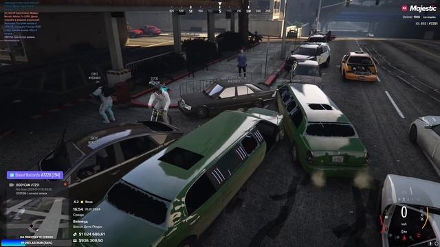 ? Боремся за 1 500 000 $ работая в ТАКСИ! Зачил на сервере GTA 5 RP Majestic (Los Angeles)! смотреть онлайн