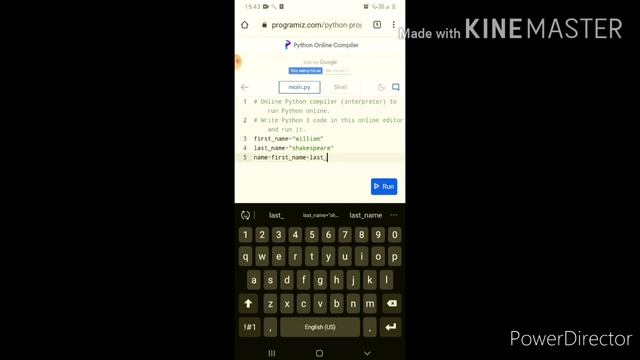 Python program for the Concatenation and Repetition of two Strings||G_PROGRAMMING смотреть онлайн