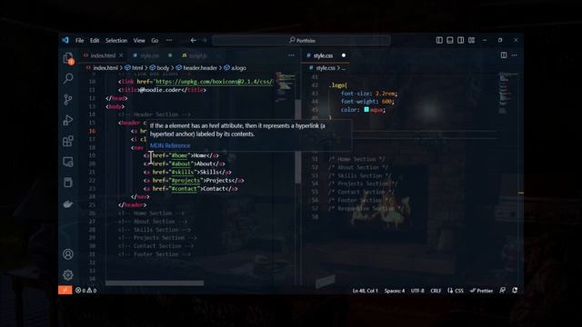 ASMR Programming - Animated Portfolio Website Template in HTML CSS & JS Personal Website- No Talkin смотреть онлайн