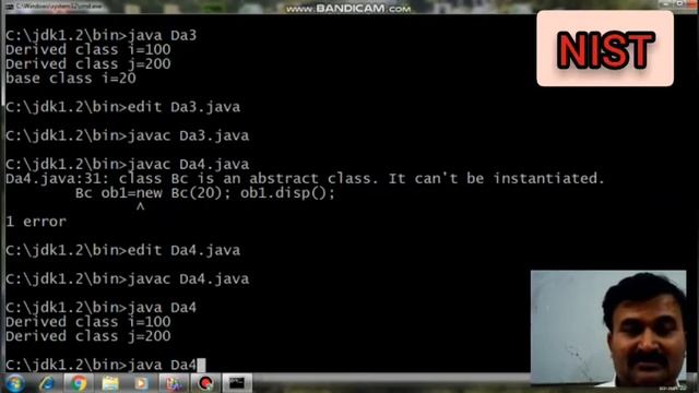 NIST #JAVA #Abstract in class and function #class12 смотреть онлайн