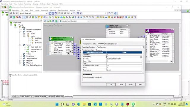 SEQUENCE GENERATOR TRANSFORMATION|| INFORMATICA ||ORACLE||DBMS смотреть онлайн