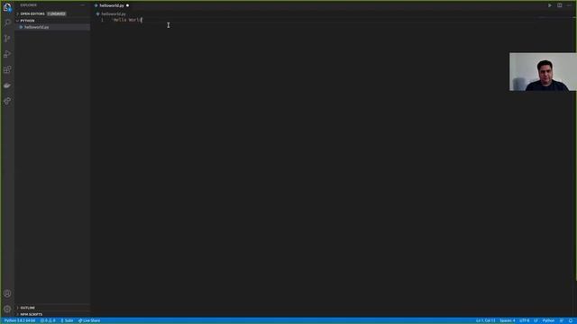 Python for Beginners Tutorial 1 - Print Hello World смотреть онлайн