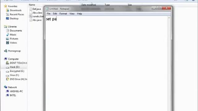 Run Java Program on one click (.bat File) смотреть онлайн