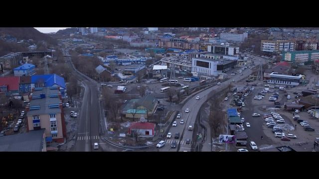 Прогулка по городу в качестве 4К Прогулка по Петропавловску-Камчатскому 4К