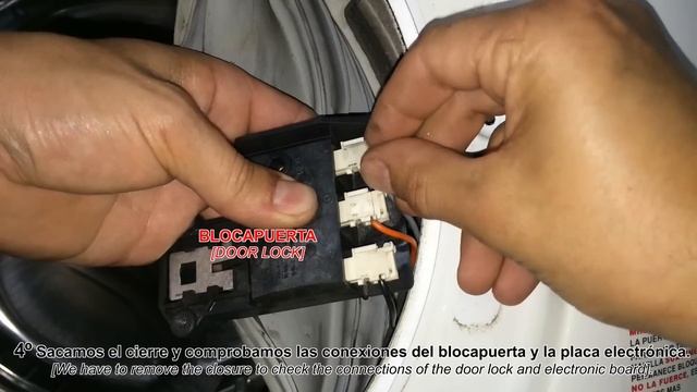 Error E40 Lavadora Electrolux (EWF 127410 W), Solución. [Washing Machine. Solution].