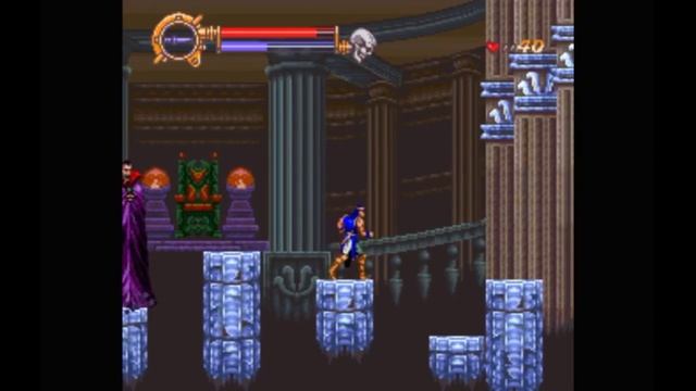 Super Nintendo (Snes) 16-bit Castlevania Dracula X stage 7 Final