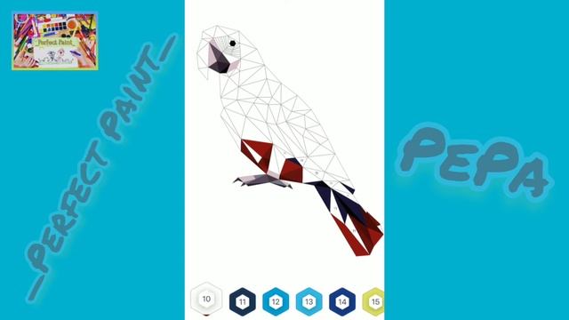 Идеальные разукрашки. Попугай Ара? смотреть онлайн