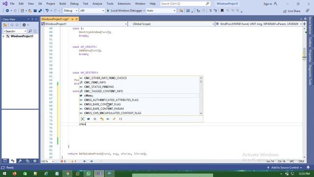 HOW TO ADD CONTEXT MENU TO WINDOW , WINAPI PROGRAMMING USING C/C++ , DESKTOP APPLICATION DEVELOPMEN смотреть онлайн