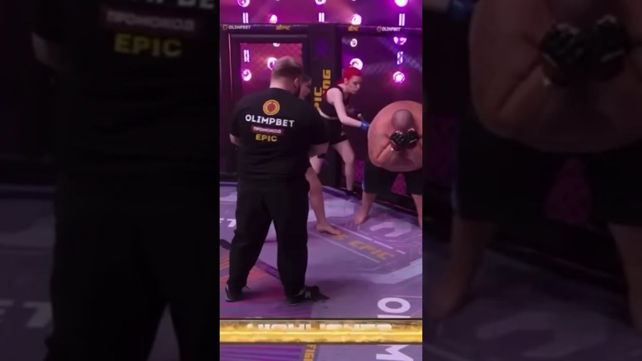 #fight #мма #mma Девушка на ринге против мужика смотреть онлайн