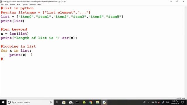 list in python || array || list functions||operations on list-Ak смотреть онлайн