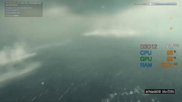 GeForce GTX 1050 ti -- Intel Pentium Gold G5400 -- Battlefield 1 FPS Test Heligoland Bight смотреть онлайн